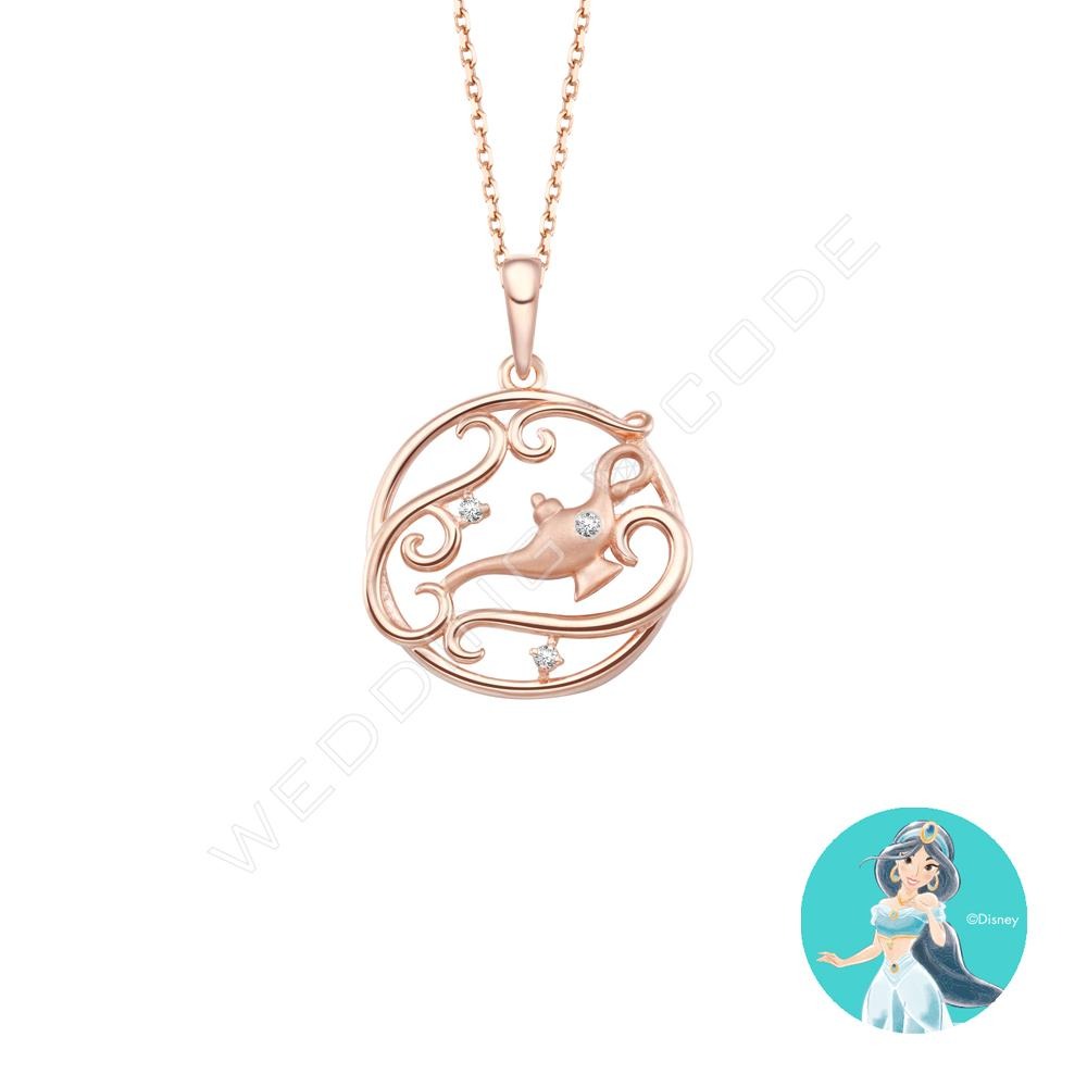 ｜WEDDING CODE｜★阿拉丁 0.02 克拉項鍊 TON2723